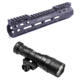 Cloud Defensive Rail System with SureFire Mini Scout Flashlight / Weaponlight w/Z68 Click Switch, 500 Lumens - Black