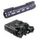Cloud Defensive Rail System with teiner eOptics Laser Devices Civilian Dual Beam Aiming Laser - Black