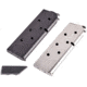 CM Products Match Grade 1911 .45 ACP 8-Round Pistol Magazine w/Base Pad, Black, Stainless