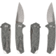 CMB Made Knives Button Lock Gray G10