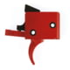 CMC Triggers AR-15/AR-10 Competition Trigger Group Single Stage, Small Pin, Curved, 2.5lb Pull, Red, 90501RED