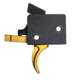 CMC Triggers AR-15/AR-10 Trigger Group Single Stage, Small Pin, Curved, 3.5lb Pull, Goldfinger, 91501GF