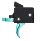 CMC Triggers AR-15/AR-10 Trigger Group Single Stage, Small Pin, Curved, 3.5lb Pull, Southern Teal, 91501ST