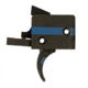 CMC Triggers AR-15/AR-10 Trigger Group Single Stage, Small Pin, Curved, 3.5lb Pull, Blue Line, 91501LEO