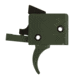 CMC Triggers AR-15/AR-10 Trigger Group Single Stage, Small Pin, Curved, 3.5lb Pull, Olive Drab Green, 91501ODG