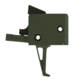 CMC Triggers AR-15/AR-10 Trigger Group Single Stage, Small Pin, Flat, 3.5lb Pull, Olive Drab Green, 91503ODG