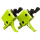 CMC Triggers AR-15/AR-10 Trigger Group Single Stage, Small Pin, Curved, 3.5lb Pull, Zombie Green, 91501ZOM