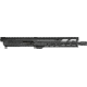 CMMG DISSENT Upper Receiver, 9mm, 10.5in, 1-10 Twist, 1/2x28 Thread, Zeroed Linear Compensator, Armor Black, 99B80E4-AB