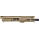 CMMG DISSENT Upper Receiver, 9mm, 6.5in, 1-10 Twist, 1/2x28 Thread, Zeroed Linear Compensator, Coyote Tan, 94B6829-CT