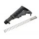 CMMG Receiver Extension and Stock Kit, Carbine, Mk3, Black, 38CA953