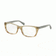 Coach GEORGIE HC6048 Single Vision Prescription Eyeglasses 5184-51 - Seafoam Horn Frame