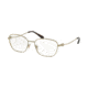 Coach HC5103B Eyeglass Frames 9005-52 - Shiny Light Gold