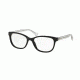 Coach HC6072 Bifocal Prescription Eyeglasses 5327-50 - Black Glitter/Crystal Frame