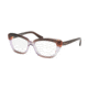 Coach HC6090 Eyeglass Frames 5401-52 - Purple Brown Gradient/Brown Frame