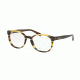 Coach HC6102 Eyeglass Frames 5441-51 - Blue Honey Gltr Varsity Stripe Frame