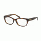 Coach HC6104F Single Vision Prescription Eyeglasses 5394-53 - Dark Tort/Dark Tort Gold Sig C Frame