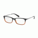 Coach HC6110 Eyeglass Frames 5475-50 - Black Amber Glitter Gradient Frame