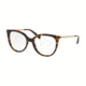 Coach HC6125F Eyeglass Frames 5417-53 - Dark Tortoise Frame