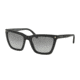 Coach HC8191F Sunglasses 542011-56 - Black/Black Gunmetal Frame, Grey Gradient Lenses