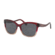 Coach HC8219F Sunglasses 548487-56 - Red Sand Gradient Frame, Dark Grey Solid Lenses