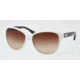 Coach L065 ROBYN HC8074 Sunglasses 514913-58 - White/Dark Tortoise Frame, Brown Gradient Lenses