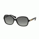 Coach L096 COLE HC8123 Sunglasses 500211-56 - Black Frame, Grey Gradient Lenses