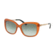 Coach L1004 HC8229 Single Vision Prescription Sunglasses HC8229-55028E-55 - Lens Diameter 55 mm, Frame Color Amber