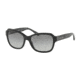 Coach L1010 HC8232 Single Vision Prescription Sunglasses HC8232-551011-56 - Lens Diameter 56 mm, Frame Color Black