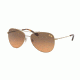 Coach L1013 HC7079 Progressive Prescription Sunglasses HC7079-932295-58 - Lens Diameter 58 mm, Frame Color Light Gold