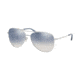 Coach L1013 HC7079 Progressive Prescription Sunglasses, 58mm, Shiny Silver, HC7079-90017B-58-PRO