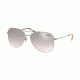 Coach L1013 HC7079 Progressive Prescription Sunglasses, 58mm, Shiny Gunmetal, HC7079-93318Z-58-PRO