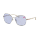 Coach L1062 HC7091 Sunglasses 90041A-56 - Gunmetal Frame, Solid Purple Lenses