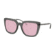 Coach L1064 HC8258U Prescription Sunglasses, 56mm, Transparent Grey, HC8258U-55370E-56-SV