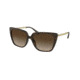 Coach L1066 HC8256U Sunglasses 512013-55 - Dark Tortoise Frame, Smoke Gradient Lenses