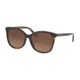 Coach L1101 HC8271U Progressive Prescription Sunglasses, 57mm, Dark Tortoise, HC8271U-5120T5-57-PRO