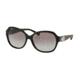 Coach L133 HC8150 Sunglasses 534611-59 - Black/Whip Snake Fog Frame, Grey Gradient Lenses