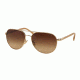 Coach L137 HC7053 Single Vision Prescription Sunglasses HC7053-922713-58 - Lens Diameter 58 mm, Frame Color Light Gold/ Crystal Lt Brown