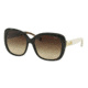 Coach L139 HC8158 Sunglasses 533613-58 - Black/Ivory Wild Beast Frame, Khaki Gradient Lenses
