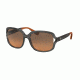 Coach L149 HC8169 Single Vision Prescription Sunglasses HC8169-536395-57 - Lens Diameter 57 mm, Frame Color Crystal Grey/Crystal Grey Amber Gradient