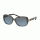 Coach L153 HC8172 Single Vision Prescription Sunglasses HC8172-536817-56 - Lens Diameter 56 mm, Frame Color Dark Gray Crystal/Black Crystal Mosaic