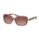 Coach L153 HC8172 Single Vision Prescription Sunglasses HC8172-537114-56 - Lens Diameter 56 mm, Frame Color Crystal Berry/Peach Tortoise