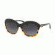 Coach L1600 HC8184 Sunglasses 5404T3-57 - Black Tortoise Gradient/Black Frame, Grey Gradient Polar Lenses