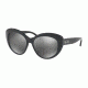 Coach L1633 HC8206 Single Vision Prescription Sunglasses HC8206-54206G-55 - Lens Diameter 55 mm, Frame Color Black/Black Gunmetal
