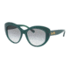 Coach L1633 HC8206 Single Vision Prescription Sunglasses HC8206-54568E-55 - Lens Diameter 55 mm, Frame Color Teal
