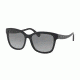 Coach L1656 HC8219 Sunglasses 500211-56 - Black Frame, Grey Gradient Lenses