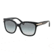 Coach L544 ALFIE HC8103F Sunglasses 522611-55 - Black/Beige Frame, Grey Gradient Lenses