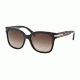 Coach L544 ALFIE HC8103F Sunglasses 522713-55 - Dark Tortoise/Beige Ocelot Sig C Frame, Dark Brown Gradient Lenses