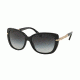 Coach L552 HC8131F Sunglasses 530811-58 - Black Frame, Grey Gradient Lenses