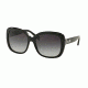 Coach L559 HC8158F Sunglasses 500211-58 - Black Frame, Light Grey Gradient Lenses
