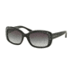 Coach L563 HC8161F Single Vision Prescription Sunglasses HC8161F-500211-55 - Lens Diameter 55 mm, Frame Color Black